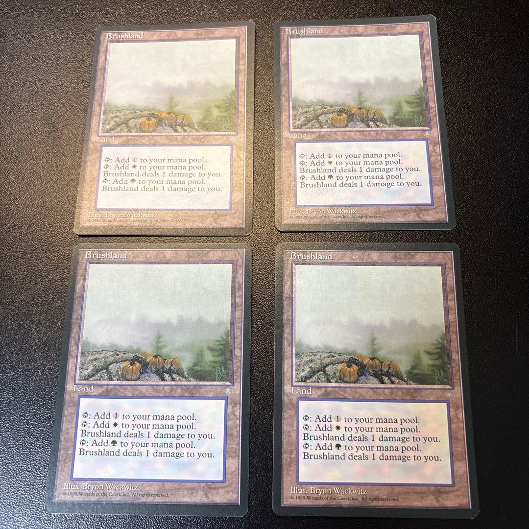 低木林地　4枚セット