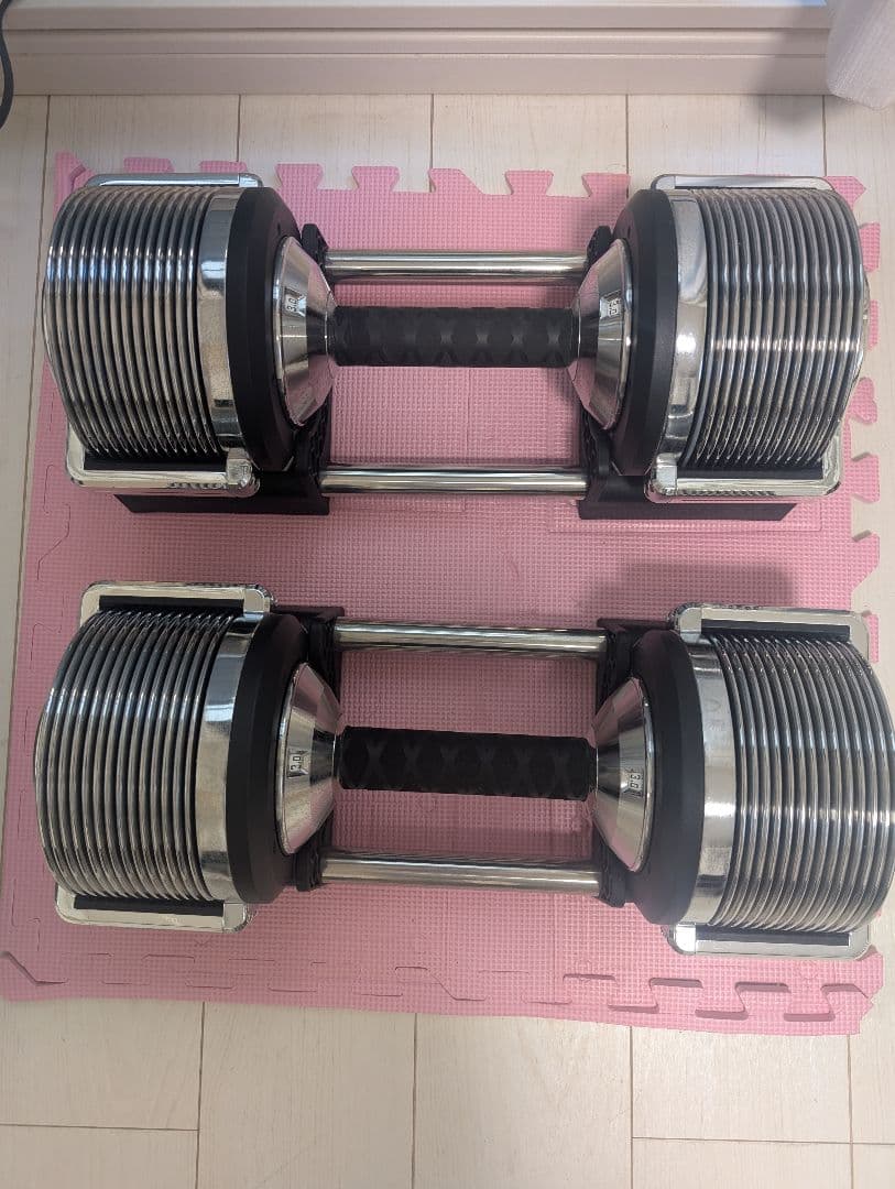 【送料込】ライシン 32kg 1kg刻み 可変式ダンベル NO.2