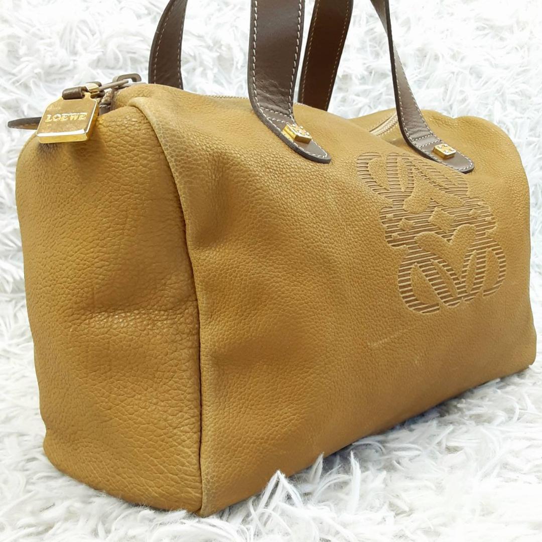 美品◎LOEWE ボストンバッグ アナグラム スペイン製 90s vintage
