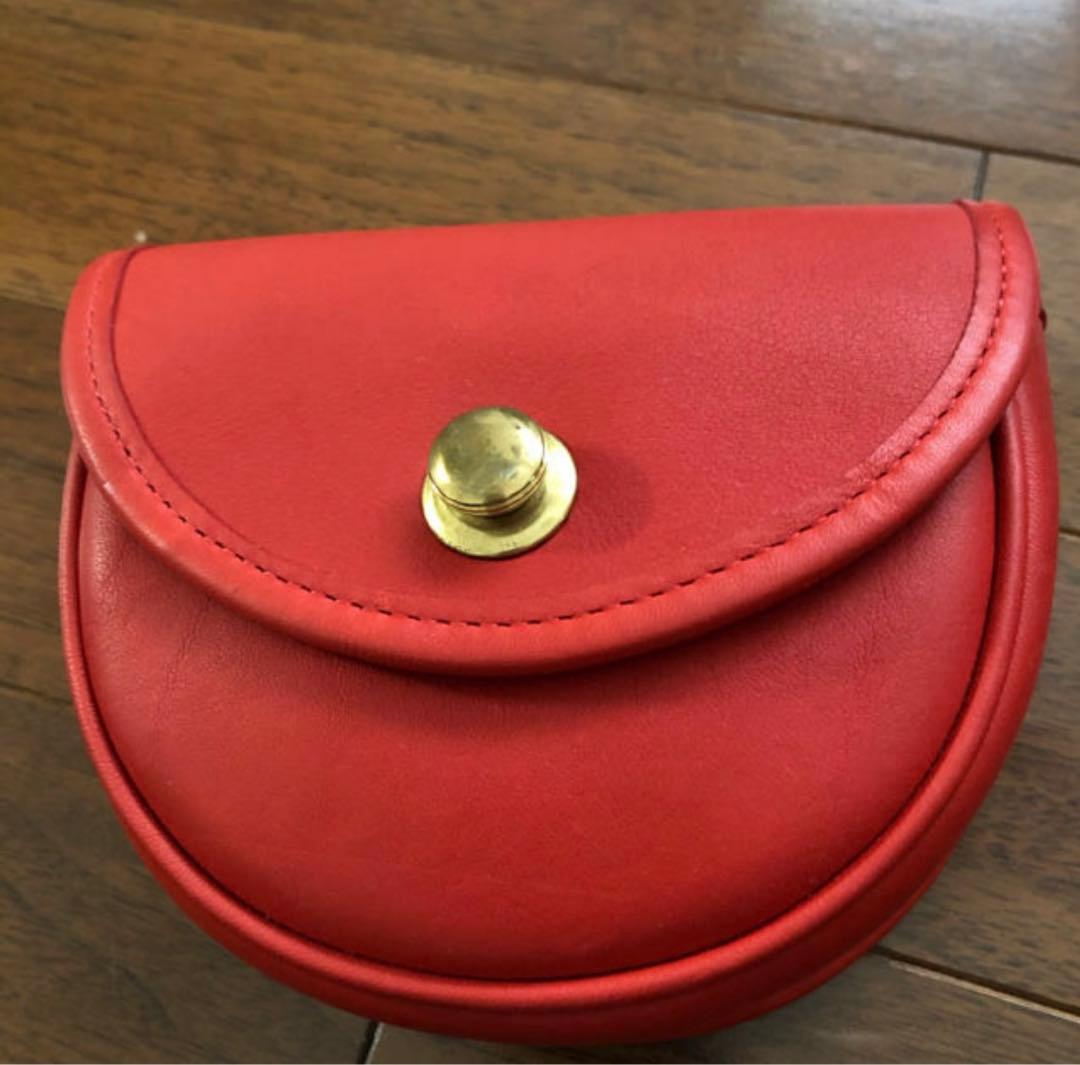 未使用　コーチ/COACH 2wayバッグ　US製赤色