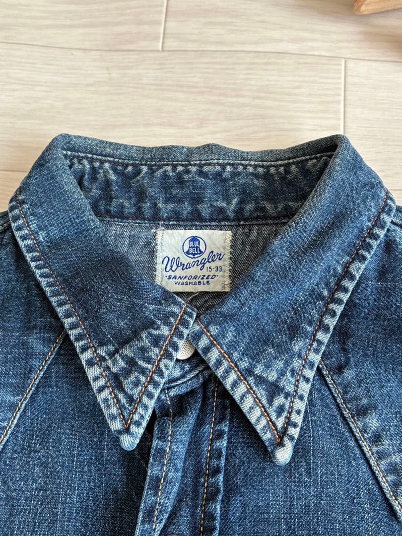 Wrangler リアルマッコイズ デニムシャツ ラングラー ヴィンテージ 復刻