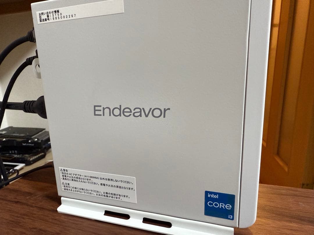 ミニPC Endeavor ST50 i3-1115G4/8GB/256GB