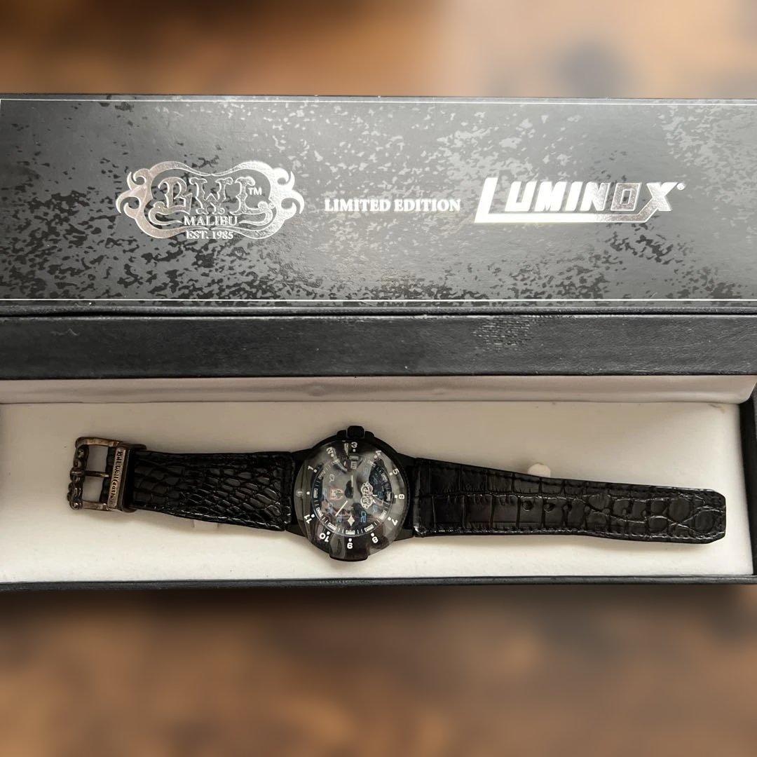 【美品】ビルウォールレザー×ルミノックス 200本限定コラボ第1弾 時計