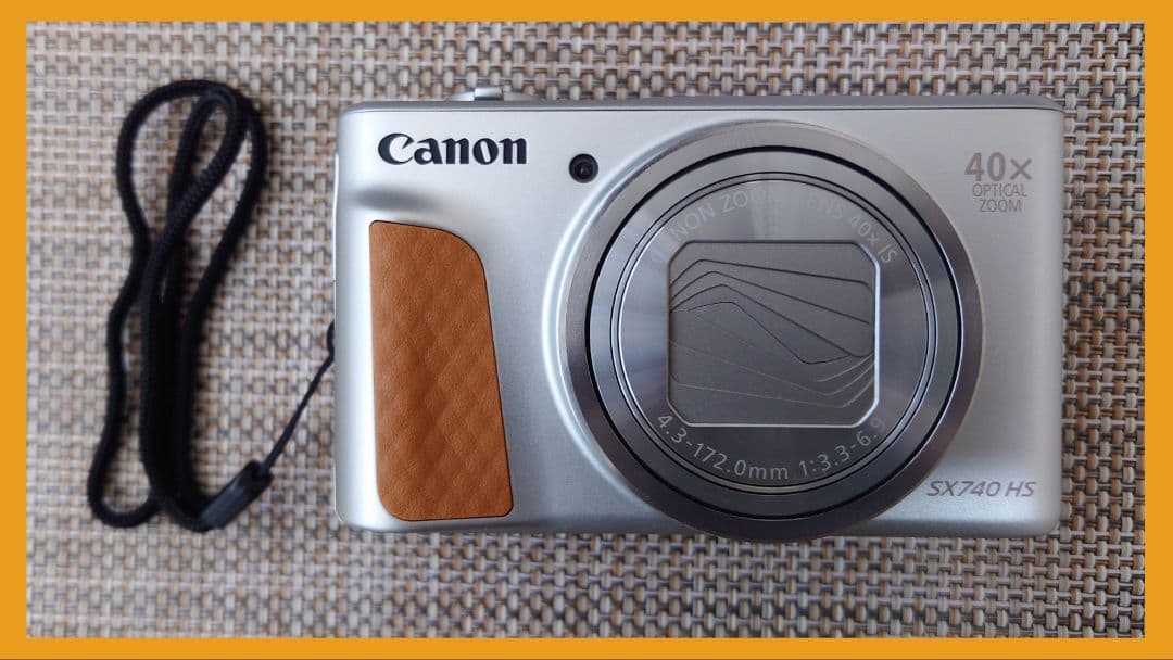 Canon Power Shot SX740 HS シルバー　試し撮り程度美品
