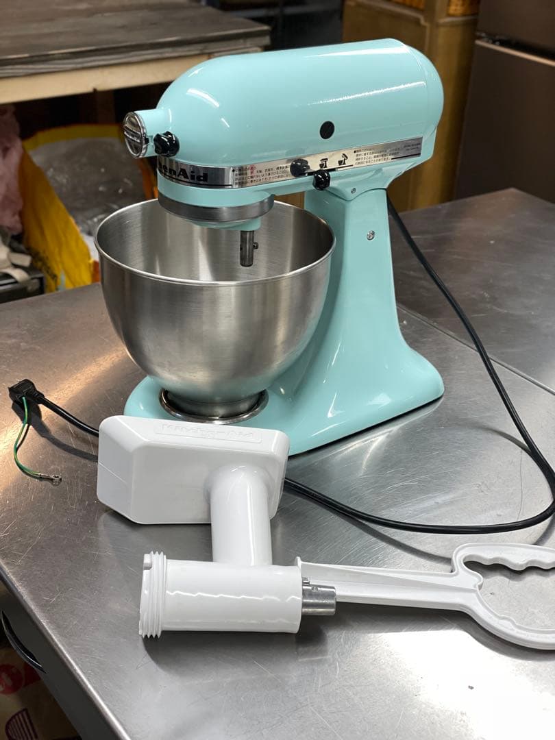 美品　キッチンエイド　ミキサー　9KSM95 ミントグリーン