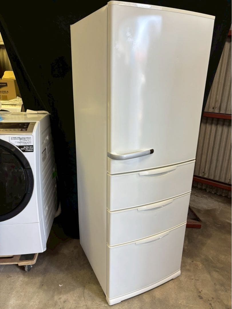 AQUA 冷蔵庫 AQR-H36(W) 2017年製 355L 右開き