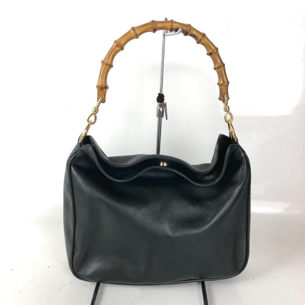 GUCCI グッチ バンブー ハンドバッグ ブラック レディース ブランド
