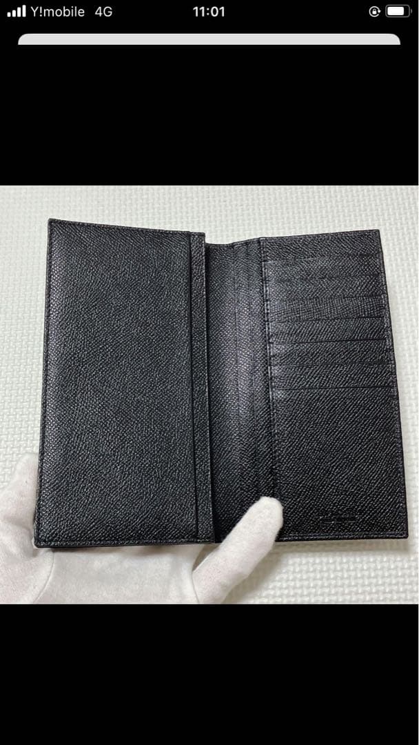 ・未使用　BVLGARI ブルガリ レザー長財布　ブラック　黒　箱付き