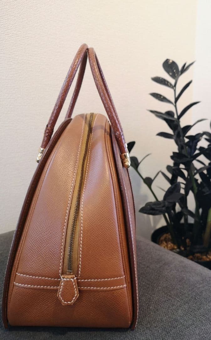 HERMES エルメス ゴビ PM ハンドバッグ ゴールド 正規品