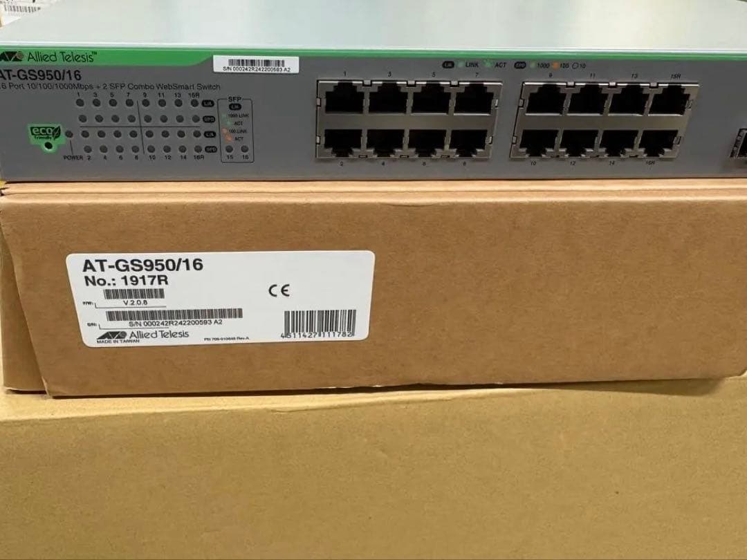 Allied Telesis AT-GS950/16 新品5台【値下げ有】