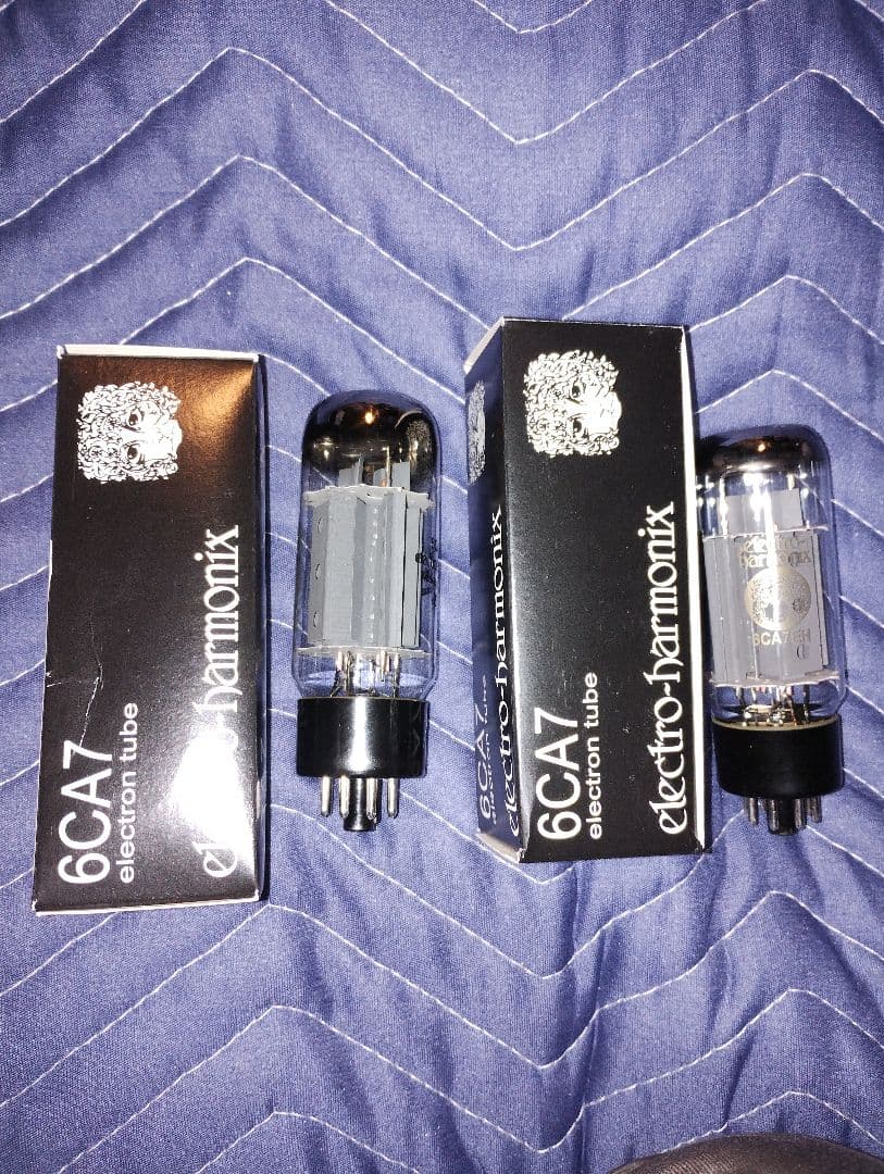 エレクトロハーモニクス　6CA7(EL34)太管ペア　未使用品　その１