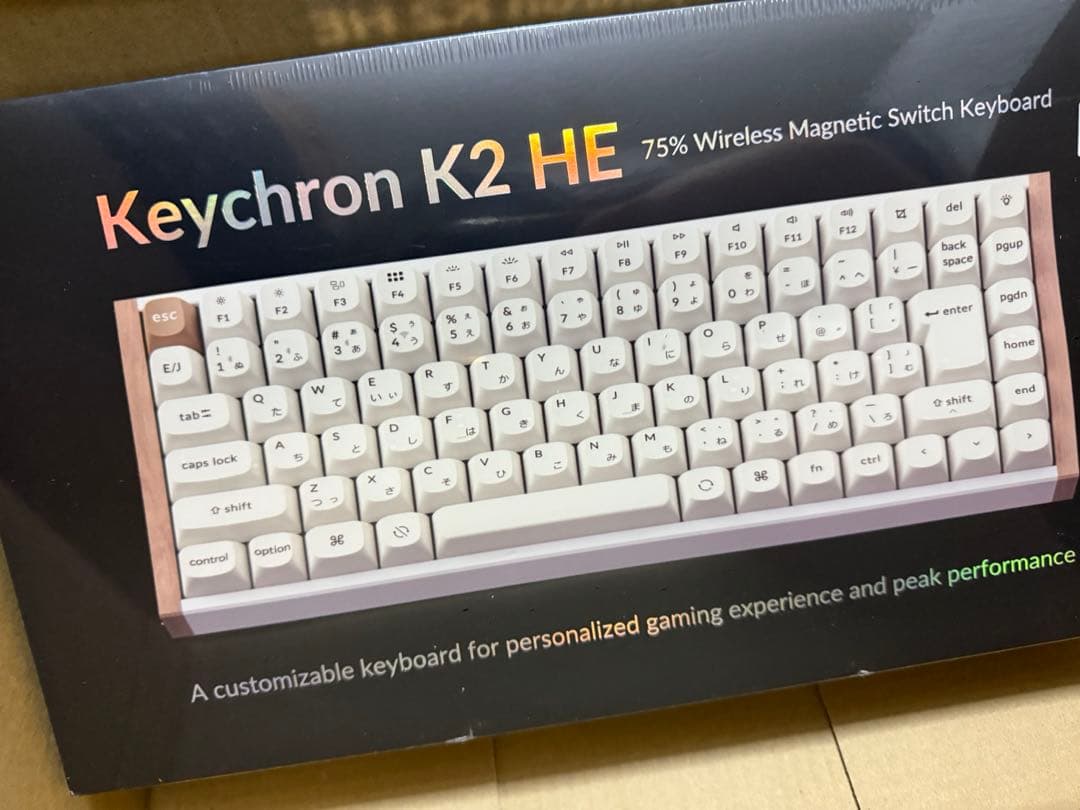 Keychron K2 HE ホワイト ラピットトリガー
