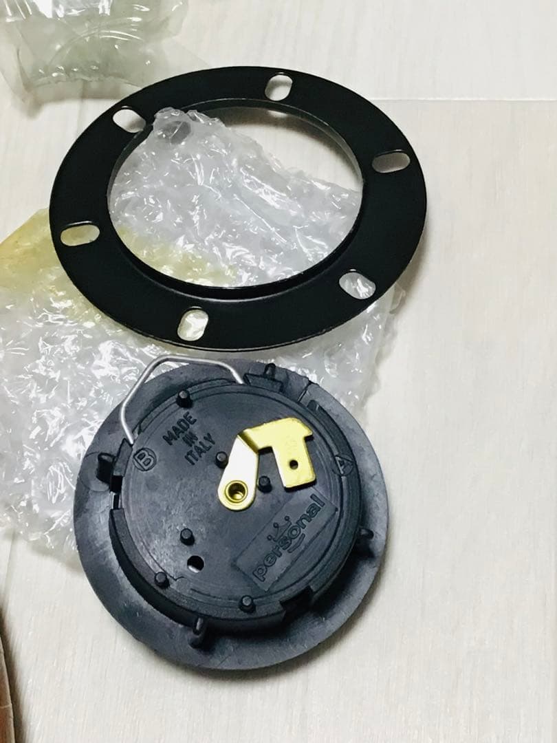 パーソナル 当時物 ウッドステアリング φ350 マホガニー 未使用/完品