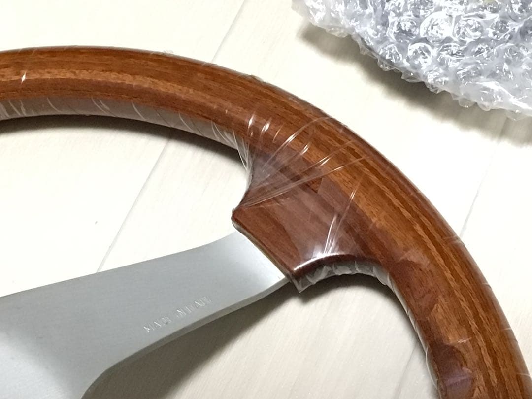 パーソナル 当時物 ウッドステアリング φ350 マホガニー 未使用/完品