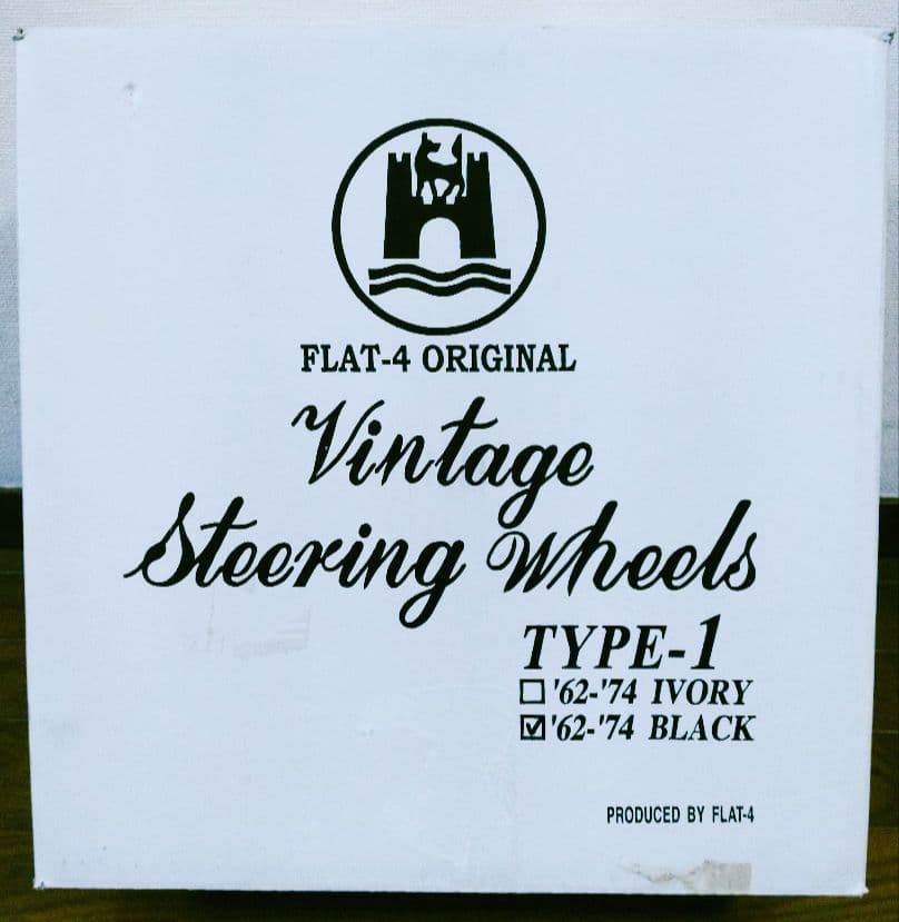 【値下げ】【未使用】空冷VW FLAT-4 ステアリングホイール タイプ1
