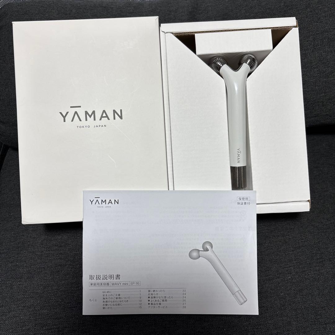 【美品】YA-MAN WAVYmini ウェイビーミニ EP-16W 美顔器