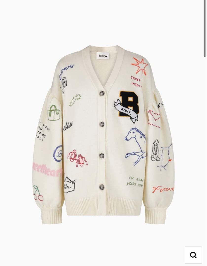 トップス B. UNIVERSE CARDIGAN bibiy