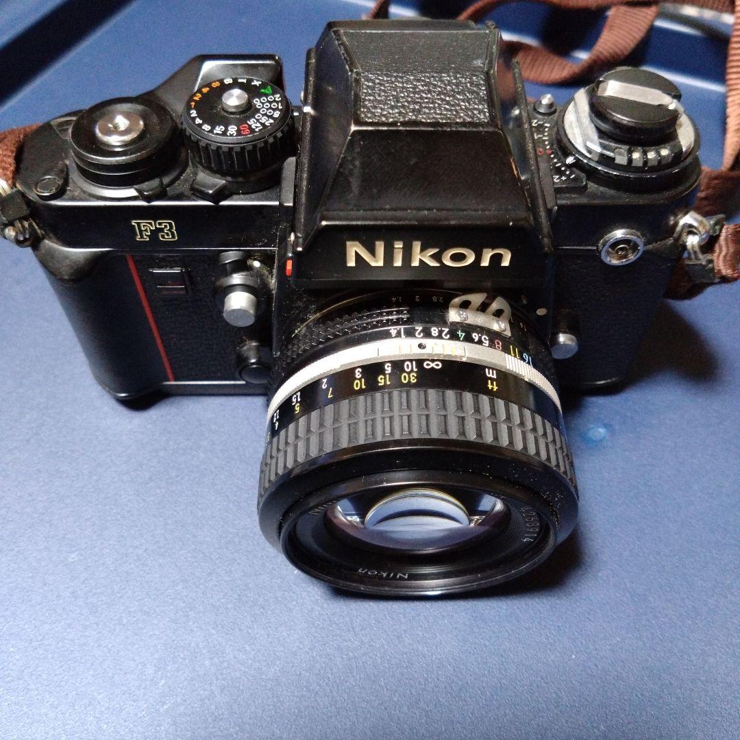 Nikon F3 一眼レフカメラ Nikkor 50mm f/1.4ジャンク
