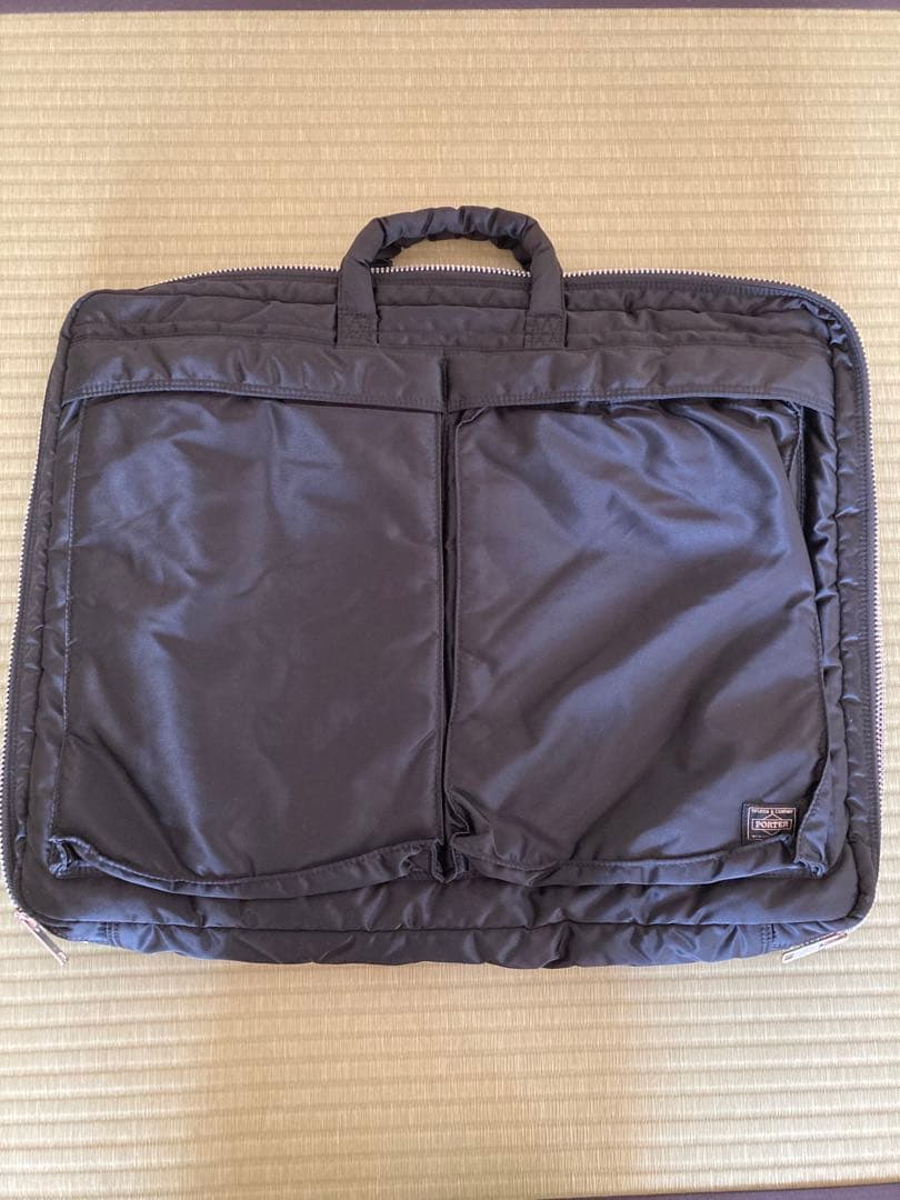 ポーター　タンカー　2way ブラック ガーメントバッグ ハンガー付き