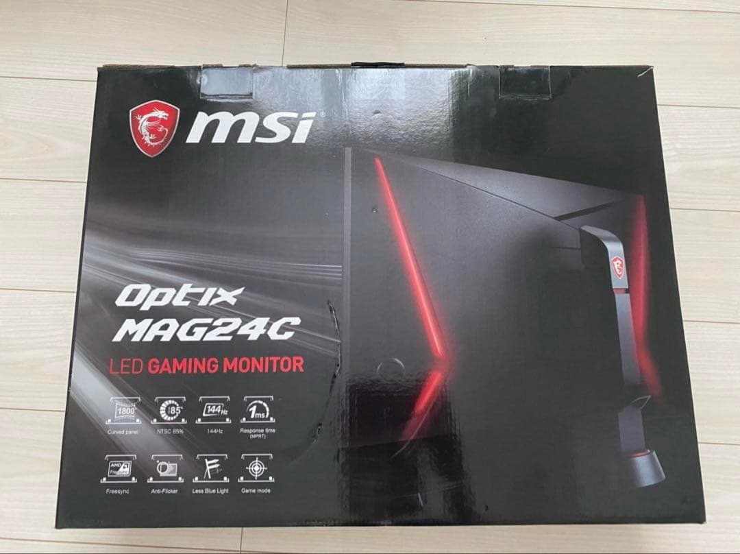 さこ　MSI optix MAG241C ゲーミングモニター