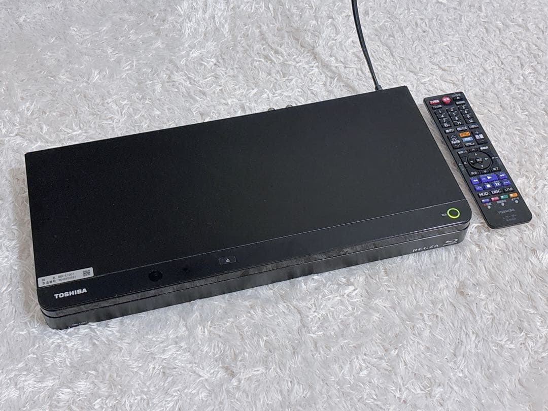 TOSHIBA REGZA BluRay DBR-E1007 2018年製