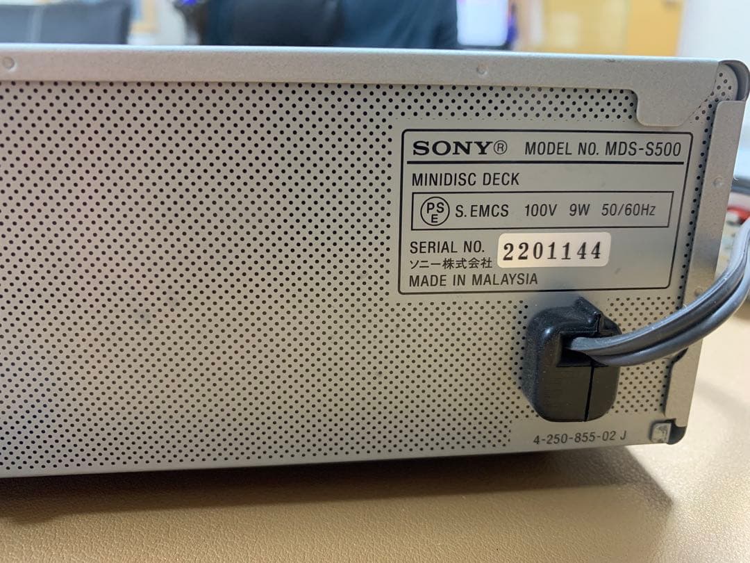 SONY MDS-S500 MDデッキ シルバー 動作品