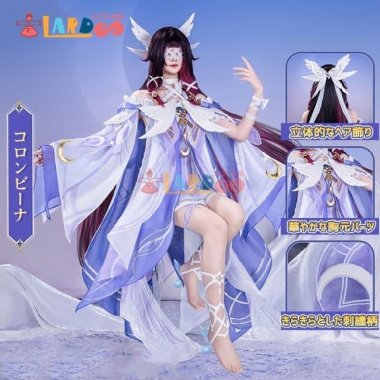 原神 コロンビーナ コスプレ LARDOO改良版