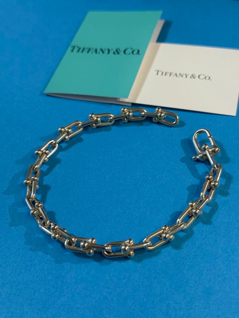 ティファニー TIFFANY ハードウェア スモールリンク ブレスレット ラージ