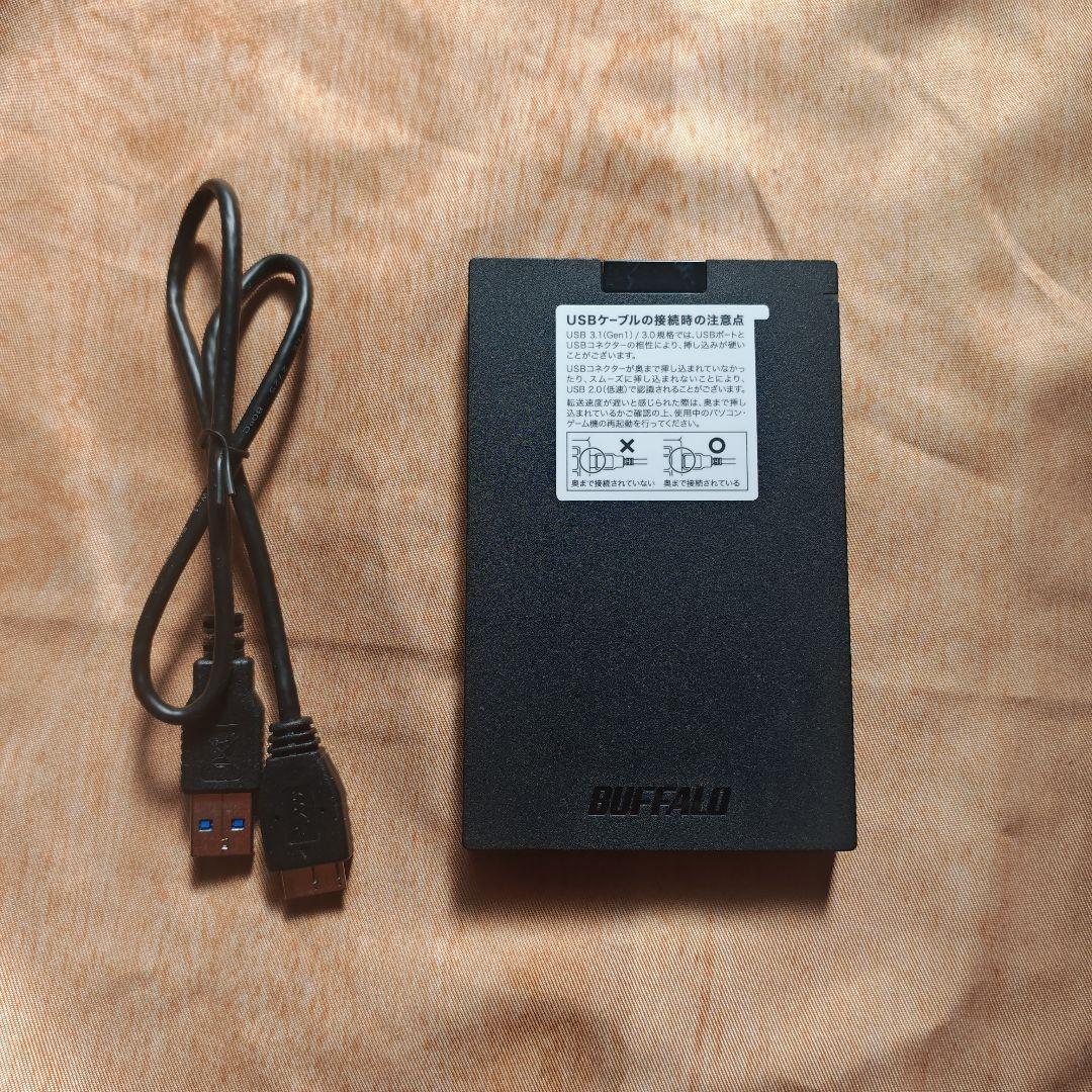 BUFFALO 1.9TB 外付けSSD SSD-PG1.9U3-8A