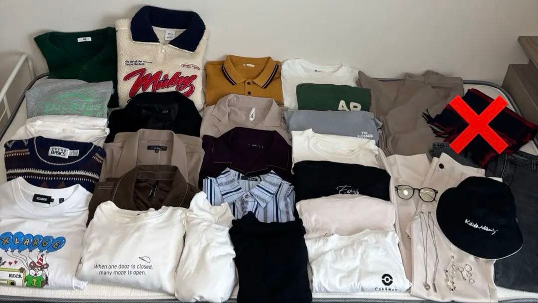 メンズ服アクセサリー含む37点セットまとめ売り コーデ売り アウター入カジュアル