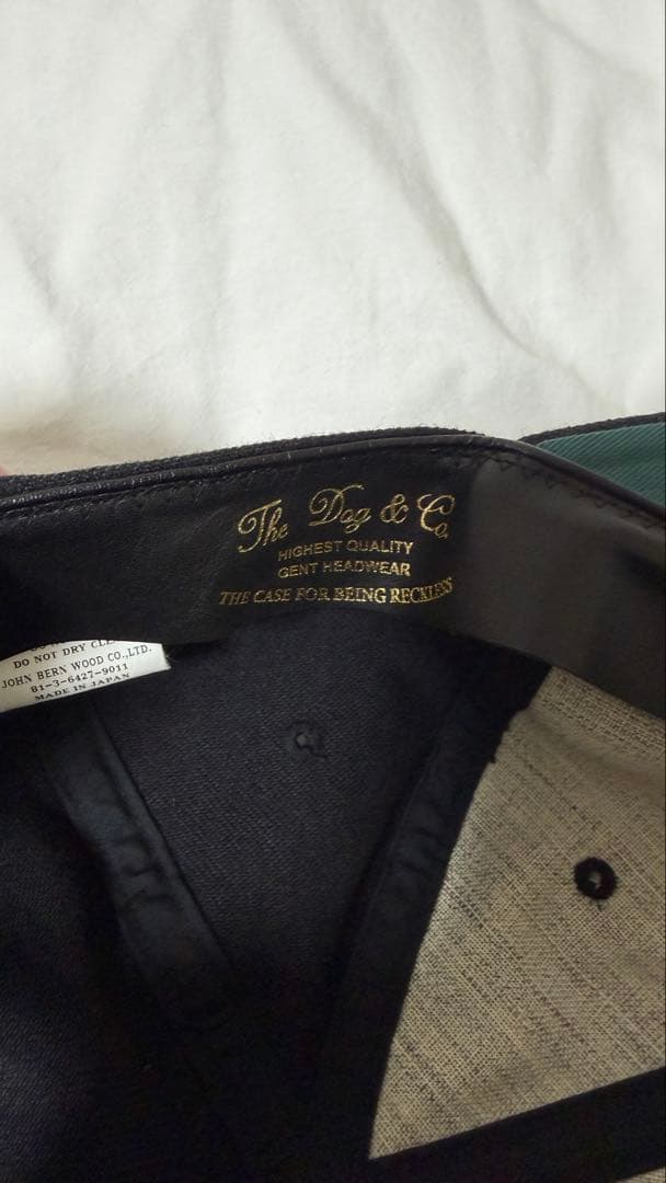 【1/31まで限定価格】the dog & co ベースボールキャップ