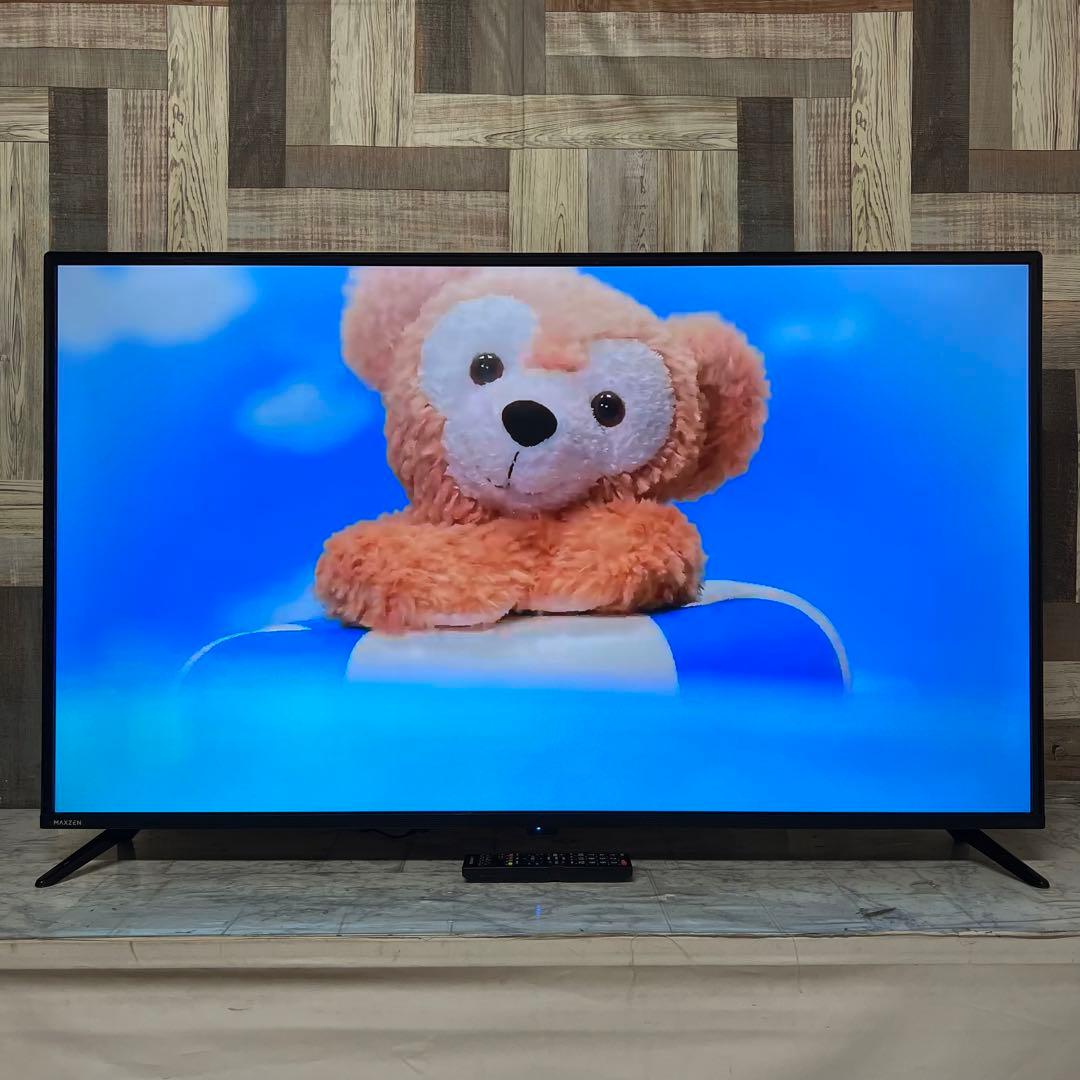 即日受渡❣️全国送料込2年前購入MAXZENテレビ50型4Kテレビゲームモード搭載