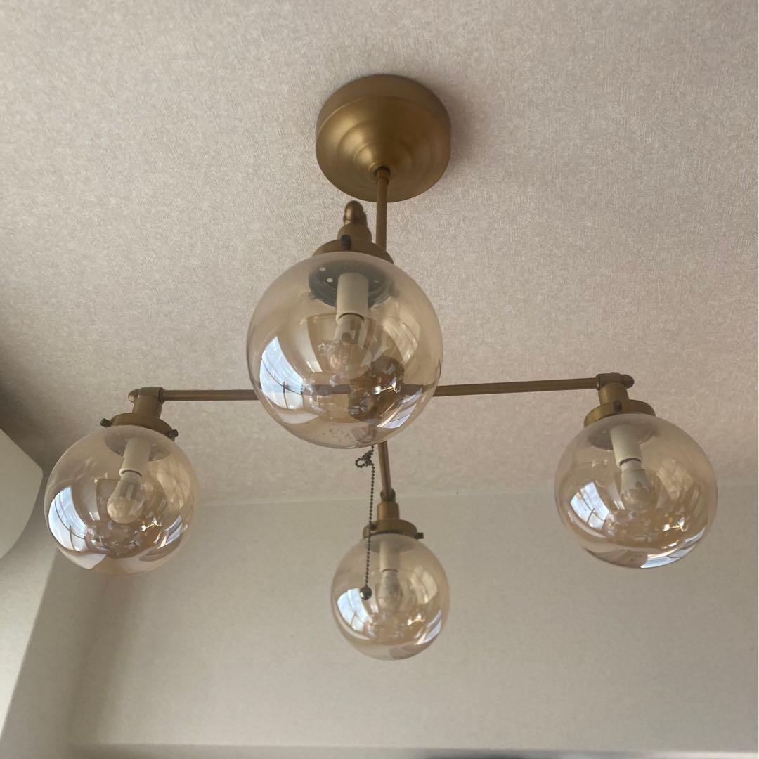 ハモサ　シーリングライト 4灯 MOON CROSS LAMP