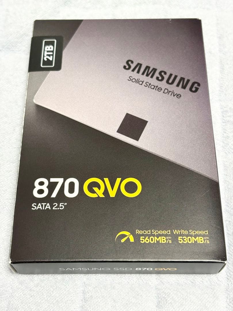 Samsung 870 QVO 2TB SATA 2.5インチ 内蔵 SSD