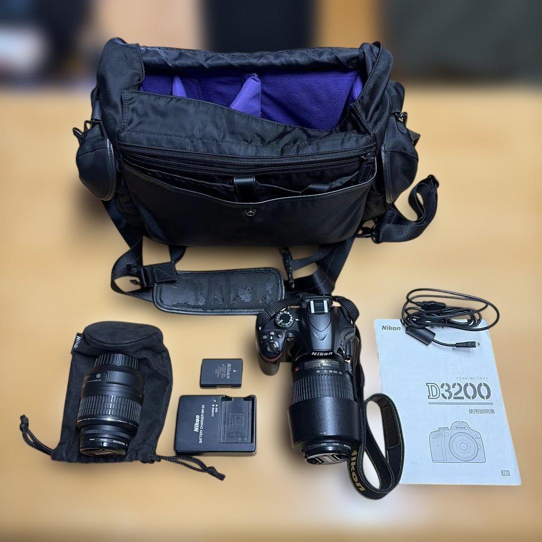 Nikon D3200 ニコン デジタル一眼レフカメラ　レンズキット セット