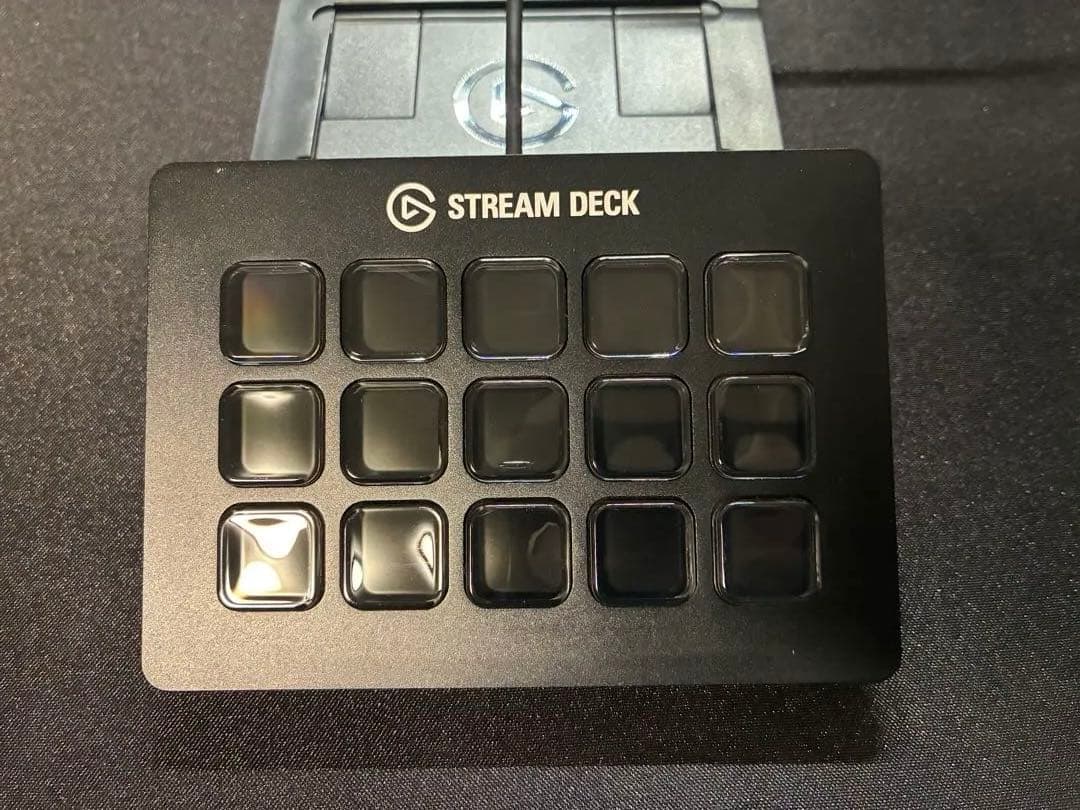 Elgato Stream Deck 本体 ＋純正スタンド 配信/動画編集に