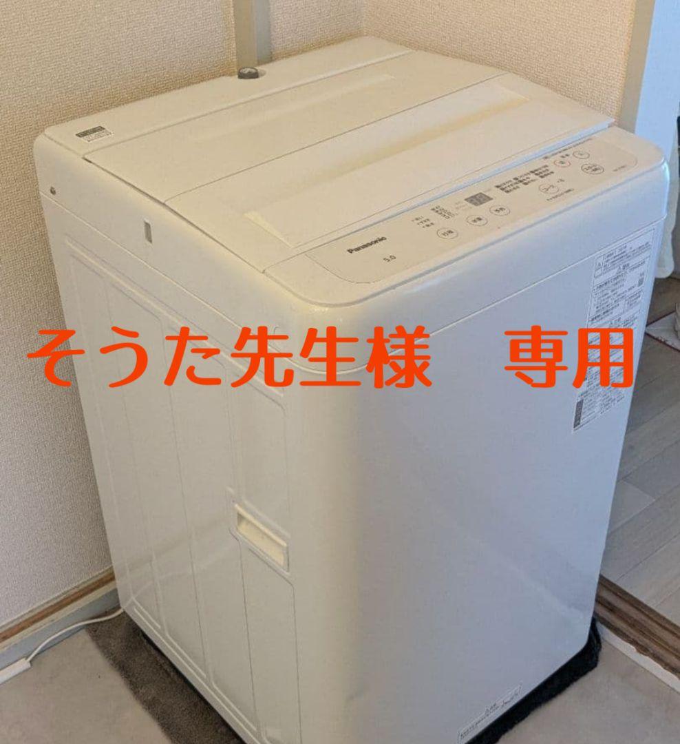 2023年製Panasonic 縦型洗濯機 5.0kg 本体