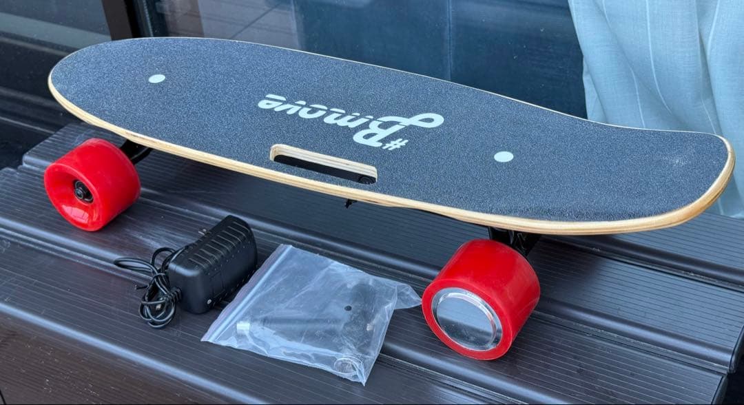 Bmove 電動スケートボード レッド/ブラック試乗のみ完動美品