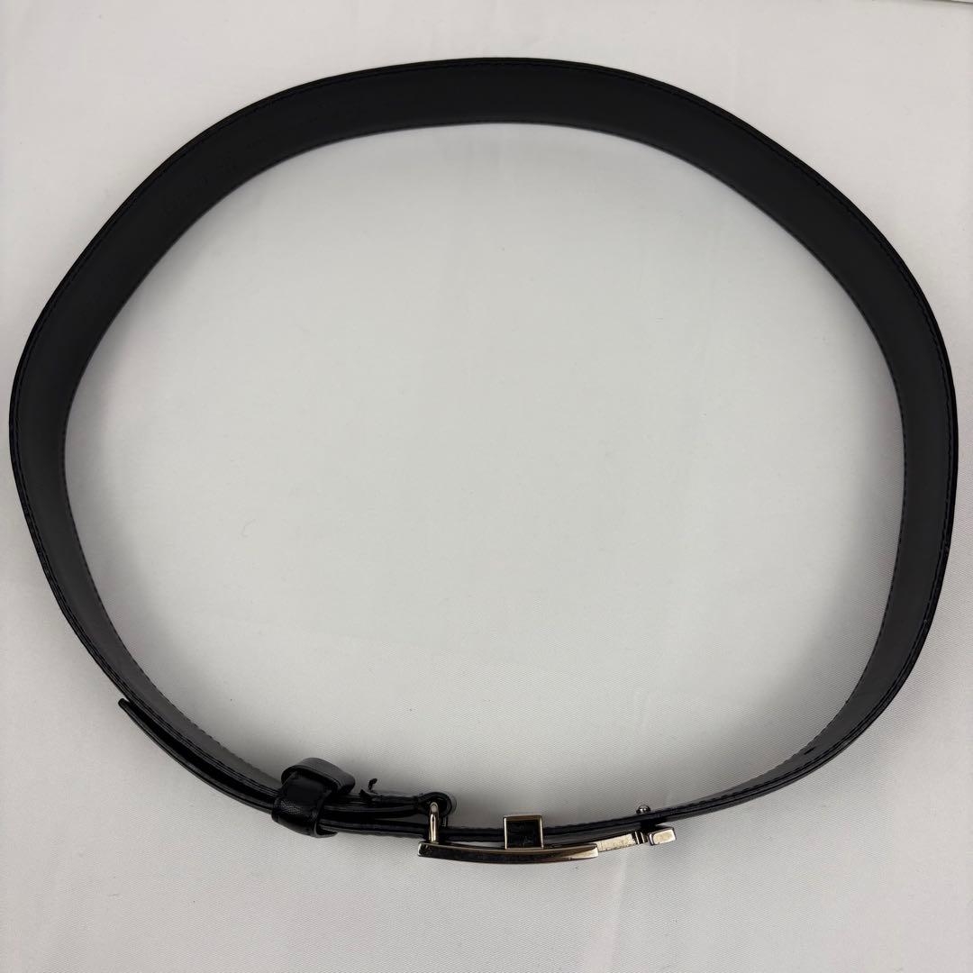 FENDI フェンディ ベルト ズッカ シルバー ブラック ユニセックス