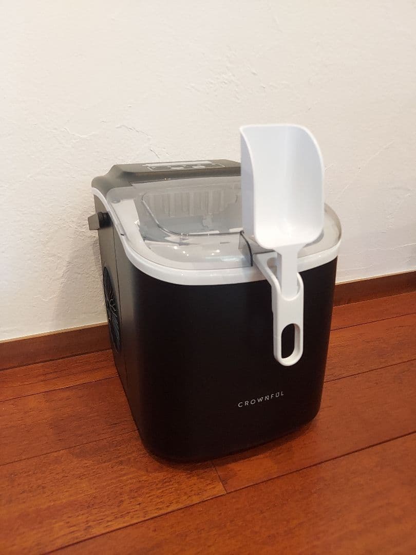 CROWNFUL ブラック製氷機 スコップ付き