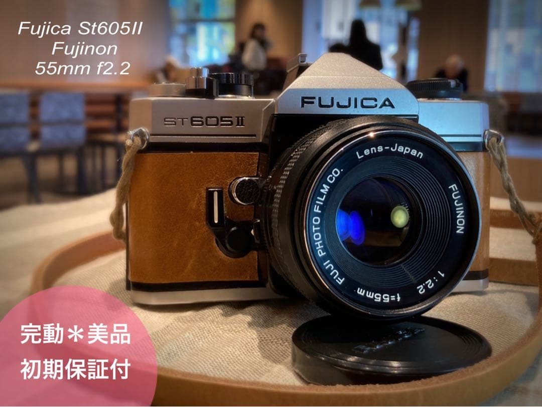 fujica st605ii＊fujinon 55mm f2.2＊完動品・美品