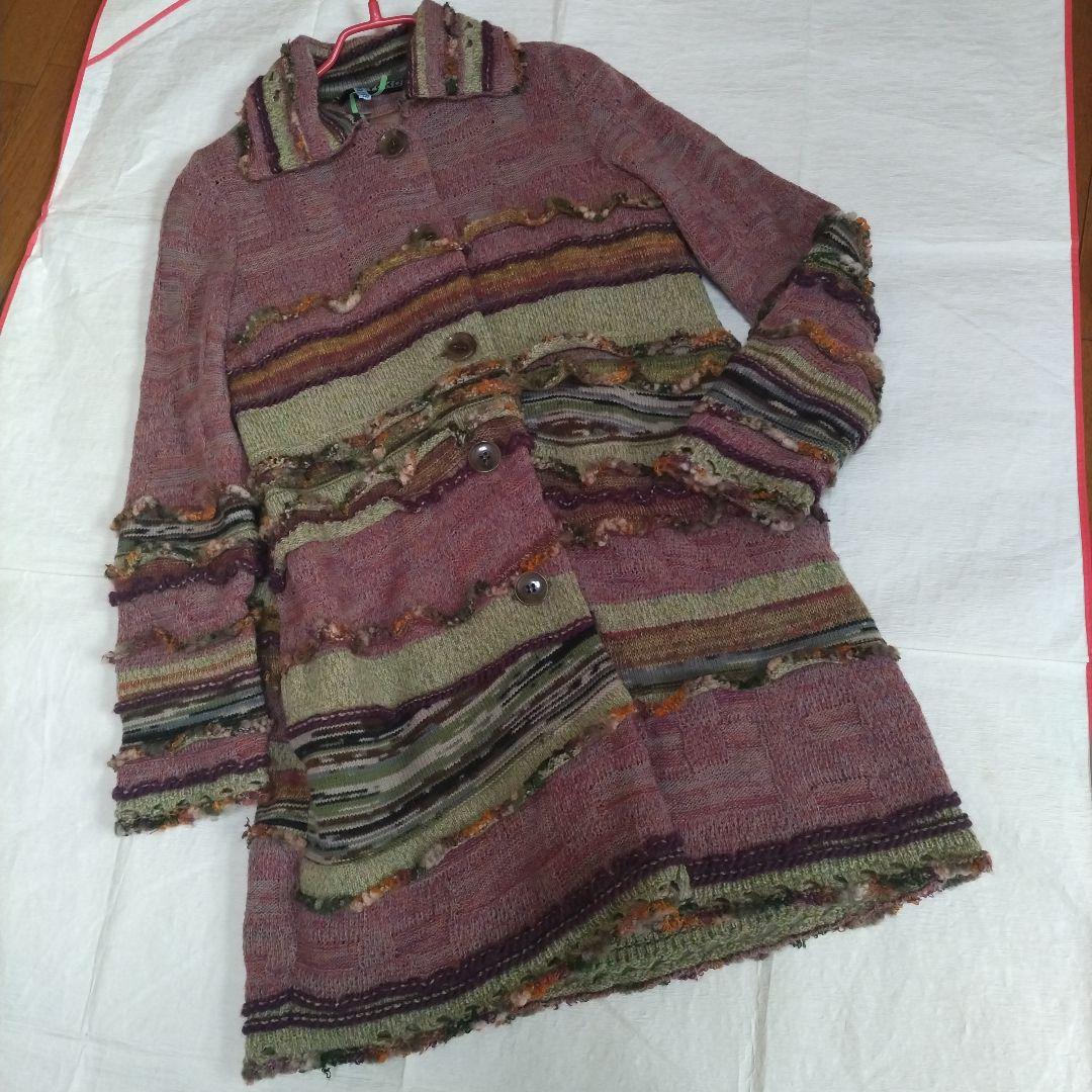 m＆kyoko ニットコート