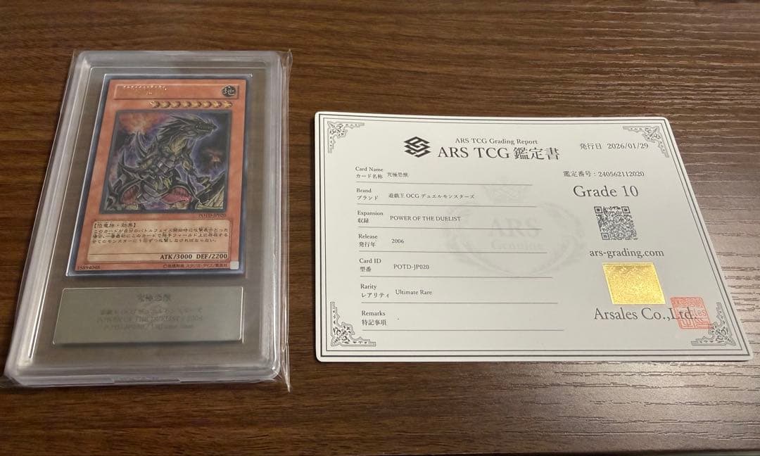 【ARS10】　究極恐獣　レリーフ　ARS10 鑑定書付き