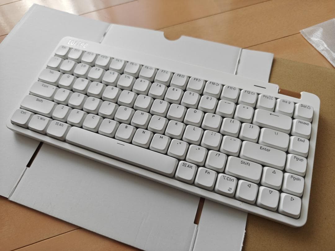 Lofree flow lite 84 ワイヤレスキーボード ホワイト