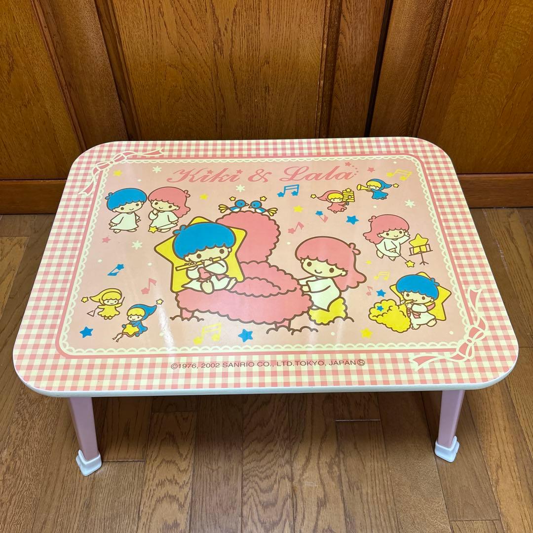 リトルツインスターズ キキララ 折り畳み テーブル 2002年製　平成レトロ