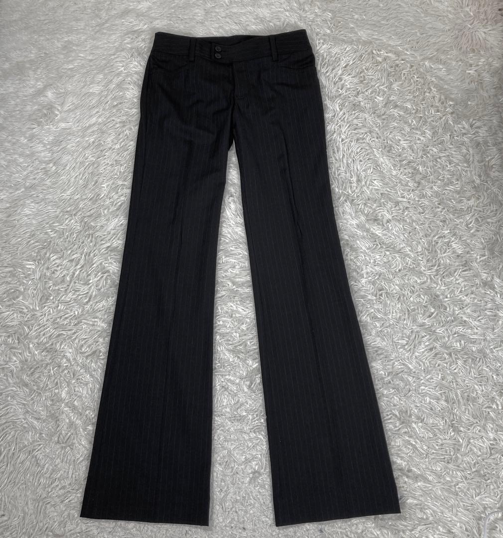 極美品　BOSCH スーツ3点セット　ウォッシャブル　ストライプ　S