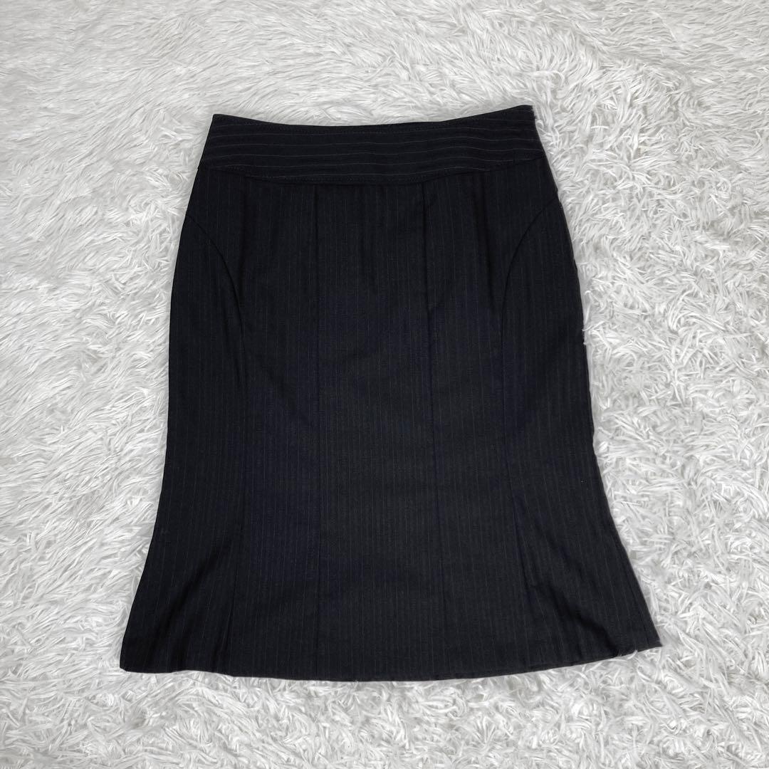 極美品　BOSCH スーツ3点セット　ウォッシャブル　ストライプ　S