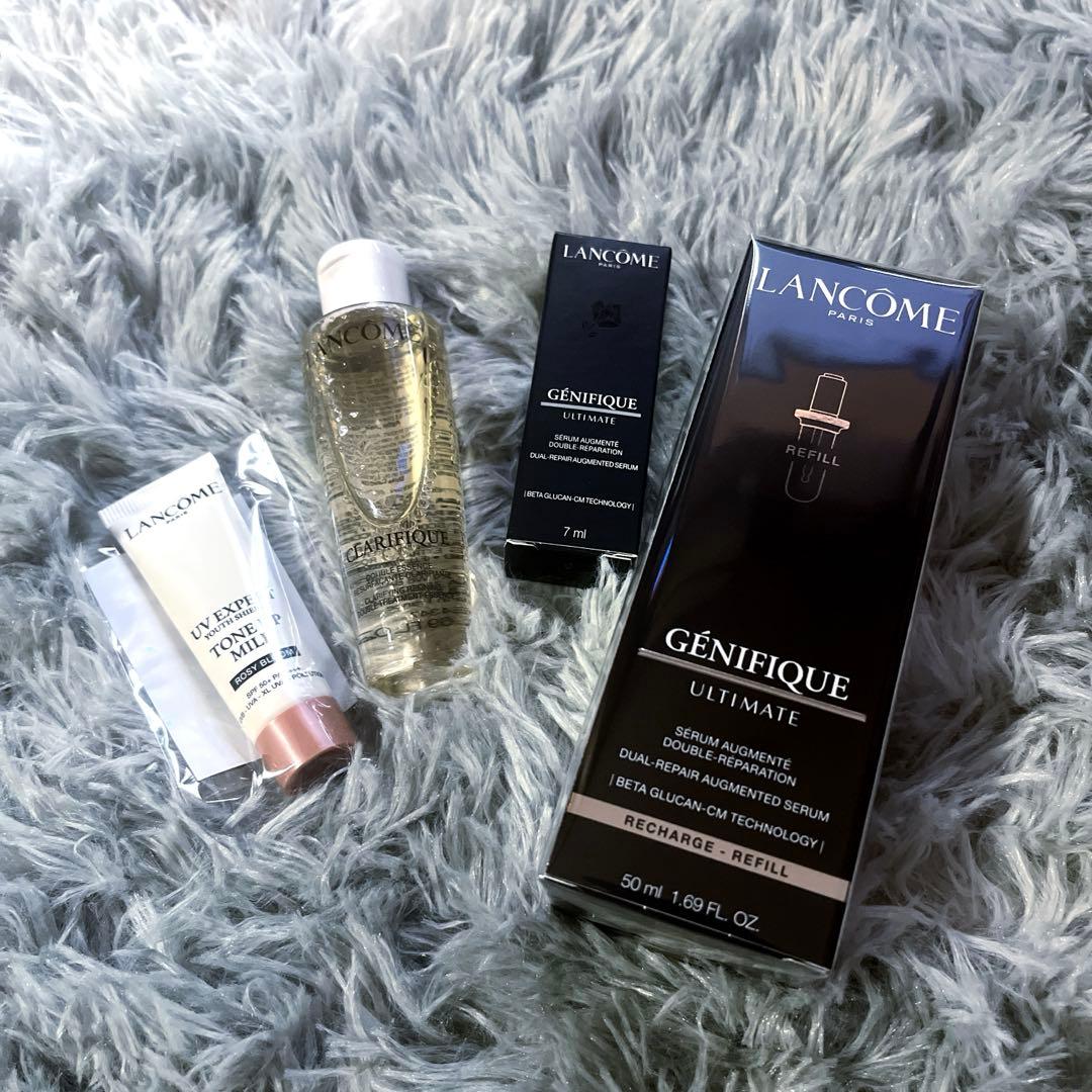 【新品】ランコム ジェニフィック アルティメ セラム 50mL レフィル+試供品