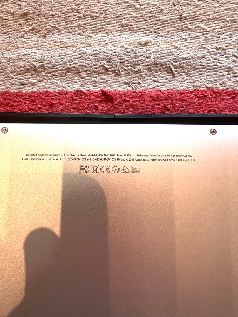 MacBook本体 MacBook Air8GB Core i7500GB