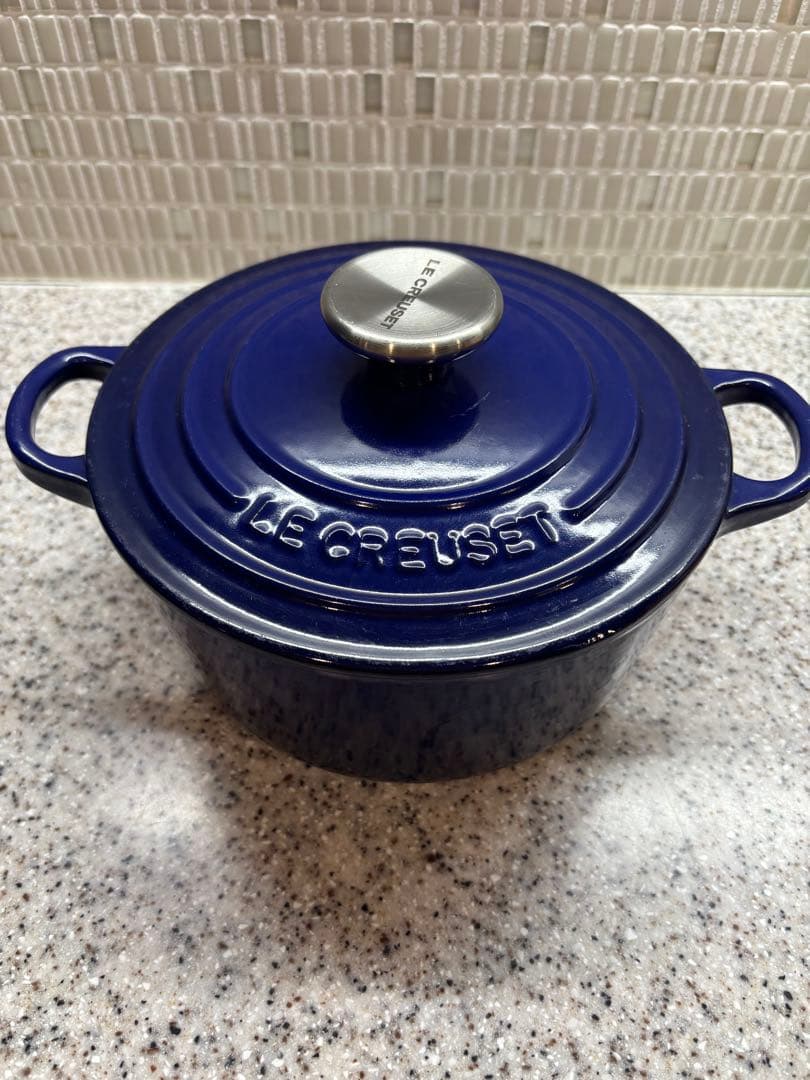 LE CREUSET ルクルーゼ 鍋　18cm ブルー